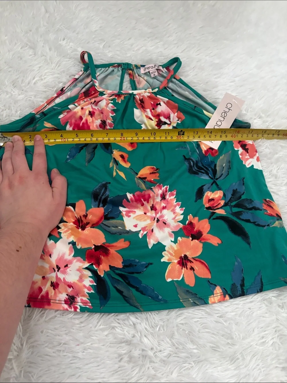 NWT Chenault Girl From Stitch Fix Green Floral 2 Piece Outfit Size 12 Youth